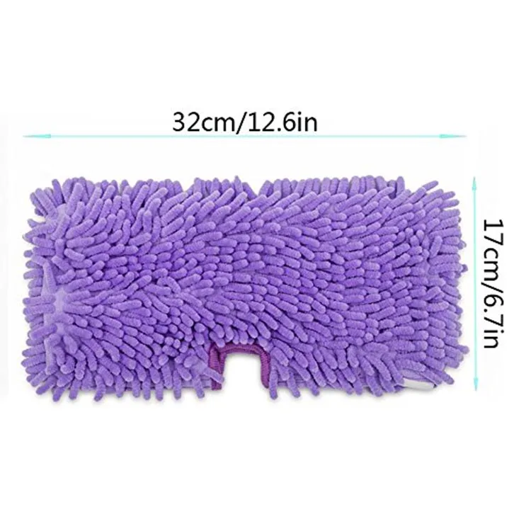  online Hot Sale Steam Chenille Mop Head Cloth Cover Replacement  Cleaning Pads For Shark Microfiber Machine Gadget