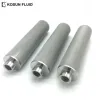 Stainless steel sintered filter elements