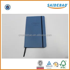 with silk ribbon book mark notebook