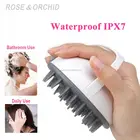 India home use plastic handheld hair scalp massage shampoo brush for scalp cleansing
