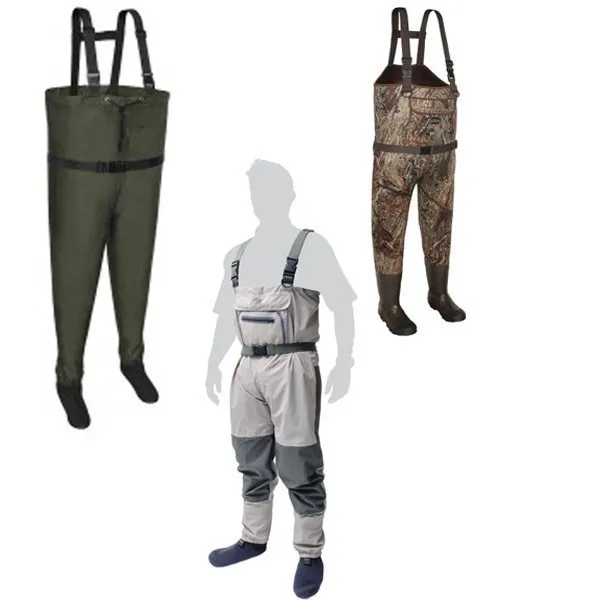 Fly Fishing Waders,Neoprene Camo Chest Wader,Breathable Waist Waders