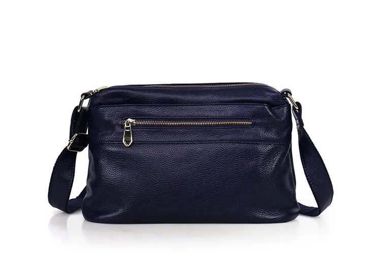 MJ Genuine Leather Women's Bag Shoulder Handbag Real Cowhide Leather Crossbody Bag Female Small Messenger Bags High Capacity (15)