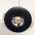 Type IC dimmable 3 inch can light in black housing