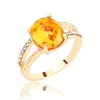 Wholesale Cheap Jewelry Gold and Silver Plated Delicate Diamond Resin Ring for Men Women