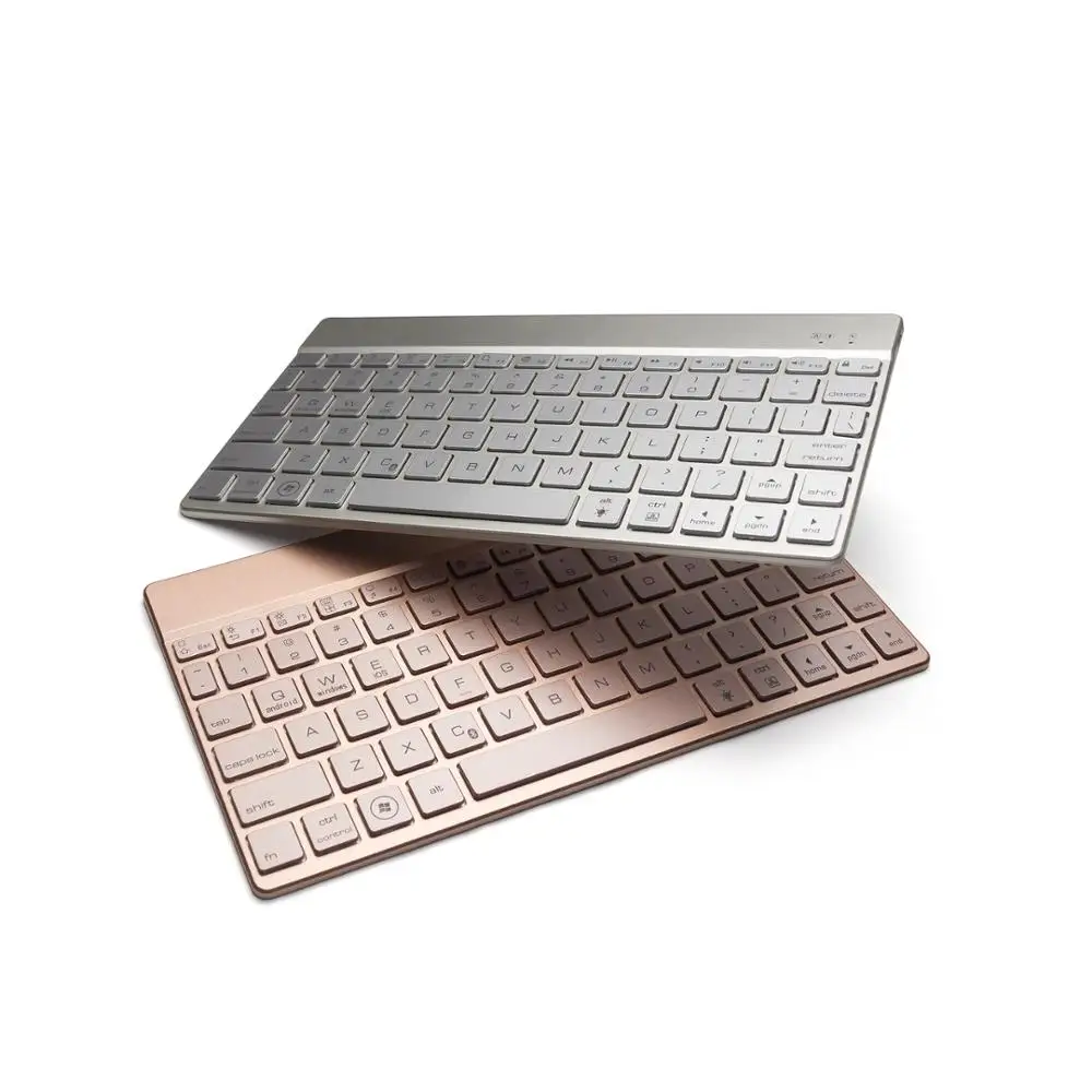 Totally Aluminum Bluetooth keyboard for IOS/Android/Windows, Golden;silver;space grey
Totally Aluminum Bluetooth keyboard for IOS/Android/Windows, Golden;silver;space grey