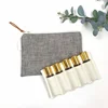 Portable travel roller bottle essential oil bag pouch with insert
