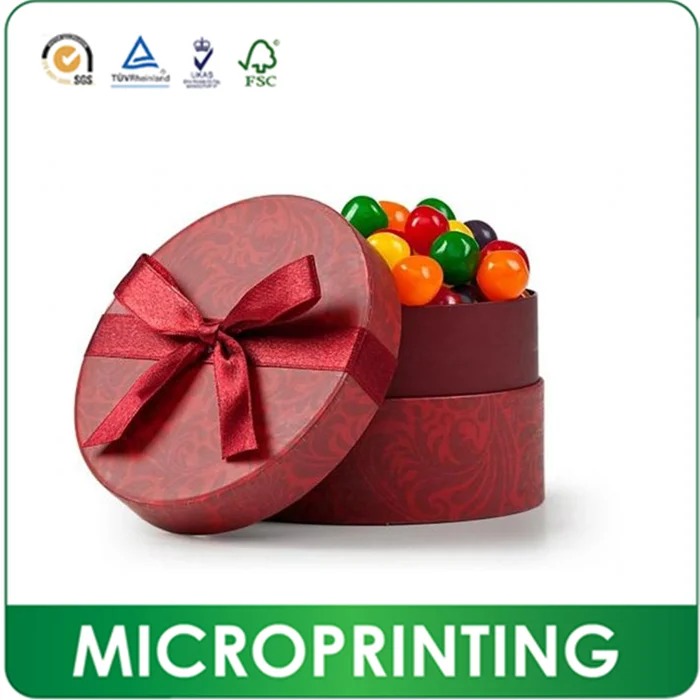 custom printed rigid cardboard paper candy box/chocolate box