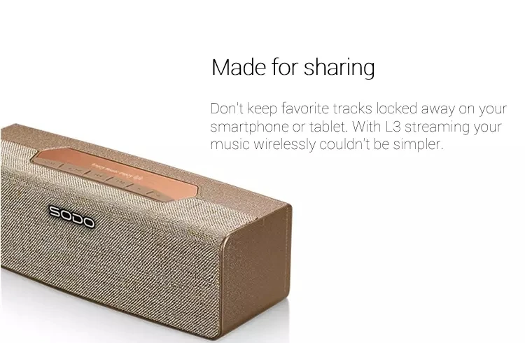 L2 top quality portable bluetooth speaker music box for mobile phone - ANKUX.COM