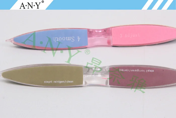 Professional Nail Care 6 Way Use Plastic Nail Buffers Polishing Tool