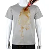 OEM acceptable logo blank plain men short sleeve cotton water stain proof t-shirt