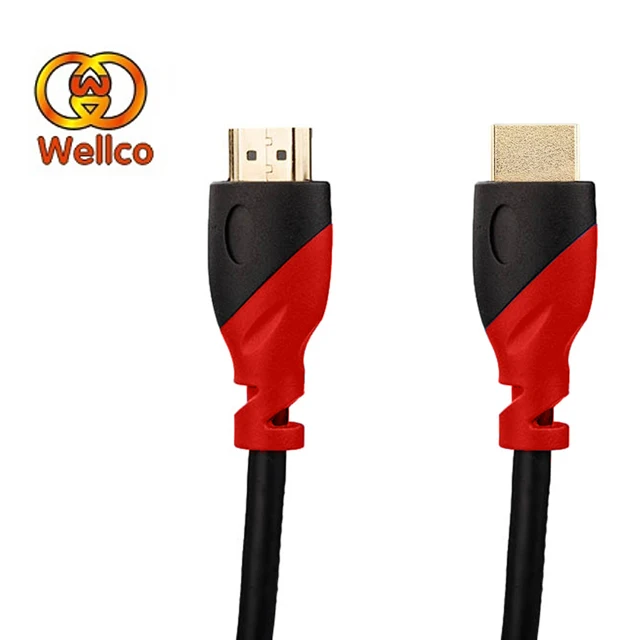 China manufacturers metal shell gold plated plug HDMI aluminum wire mesh roll cable 2.0 V - ANKUX.COM