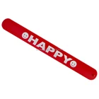 cheap custom silicone slap bracelet,silicone ruler slap bracelet,silicone slap wristband