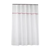 DR1804C-006 Cute and beautiful 100% polyester white shower curtain