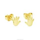 Bijoux Earings For Women 2018 Latest Designer Tiny Hands Shape Earrings