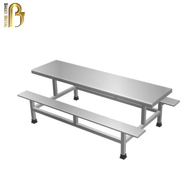 Custom Stainless Steel High Quality Chairs And Desks Sets