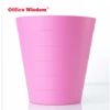 Eco- friendly plastic waste bins household trash can office trash can plastic garbage bin 12L Round trash bucket