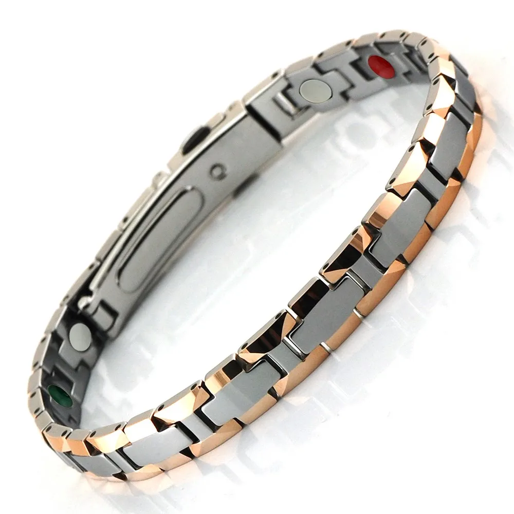8 or 10mm men/women rare champagne gold plating magnetic tungsten bracelet, As photo or customized
8 or 10mm men/women rare champagne gold plating magnetic tungsten bracelet, As photo or customized