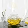 Handmade Clear Heat Resistant Borosilicate Glass Teapots For Loose Leaf Tea, Flowering Tea