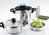 Housewives warmly buying fashionable pressure cooker