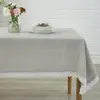 Round table cloth wedding 100% Pure Linen Table cloth customer size multi color lace table clothes