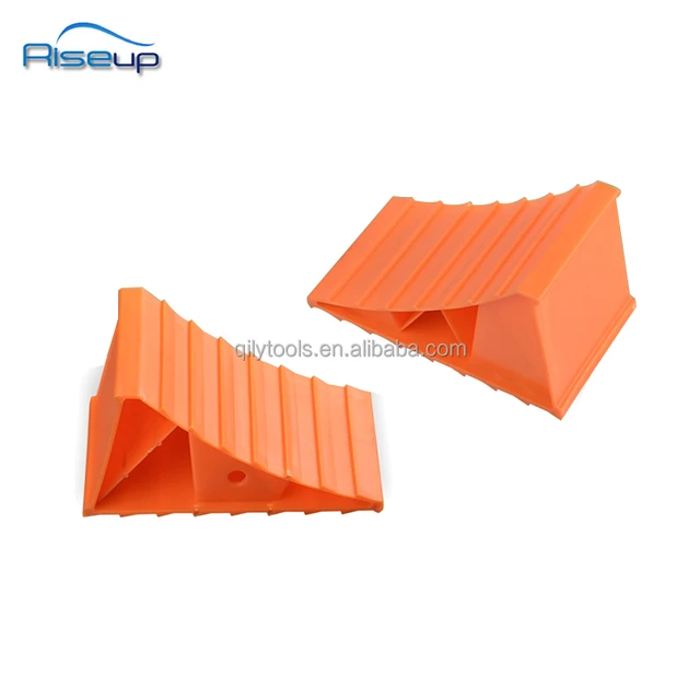 orange wheel chocks