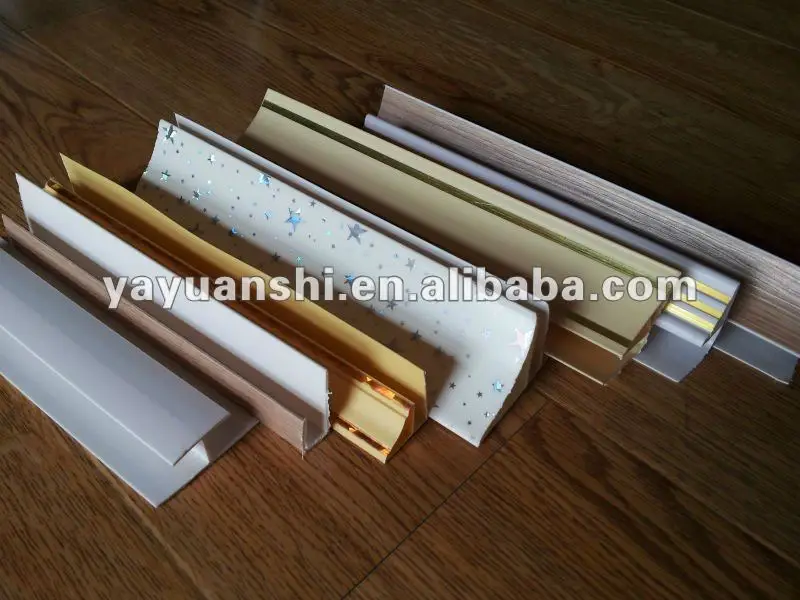Pop Design Pvc Wall Corner Profile View Linear Pvc Profile