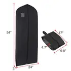 Customized New recycle suit cover garment bag wedding dress cover non woven bag