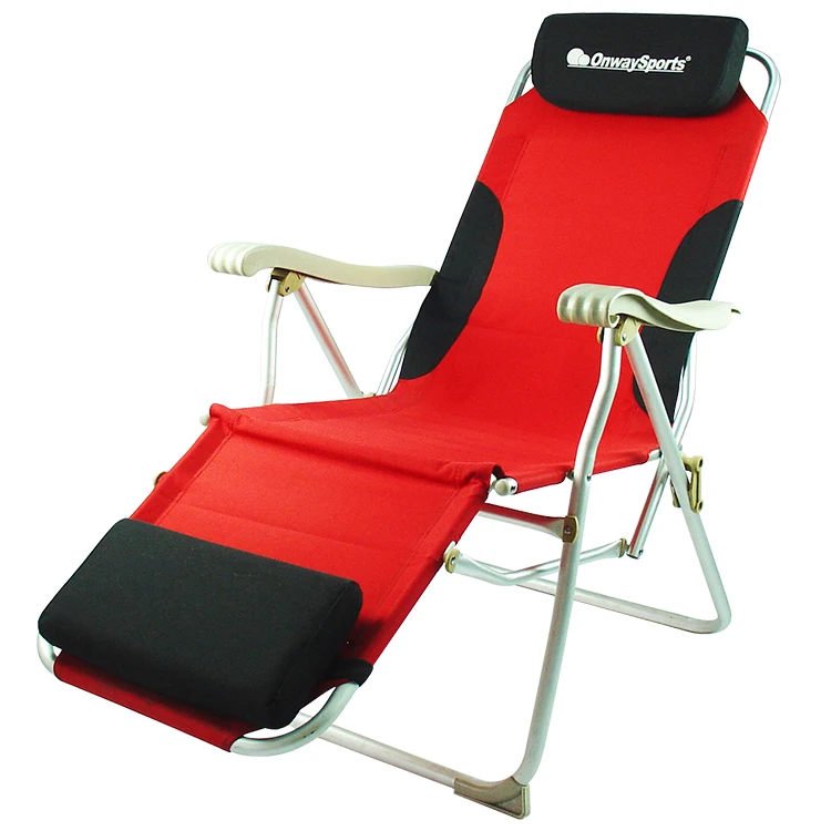 Aluminum Folding Elderly Low Camping Beach Lounge Chair Reclining
