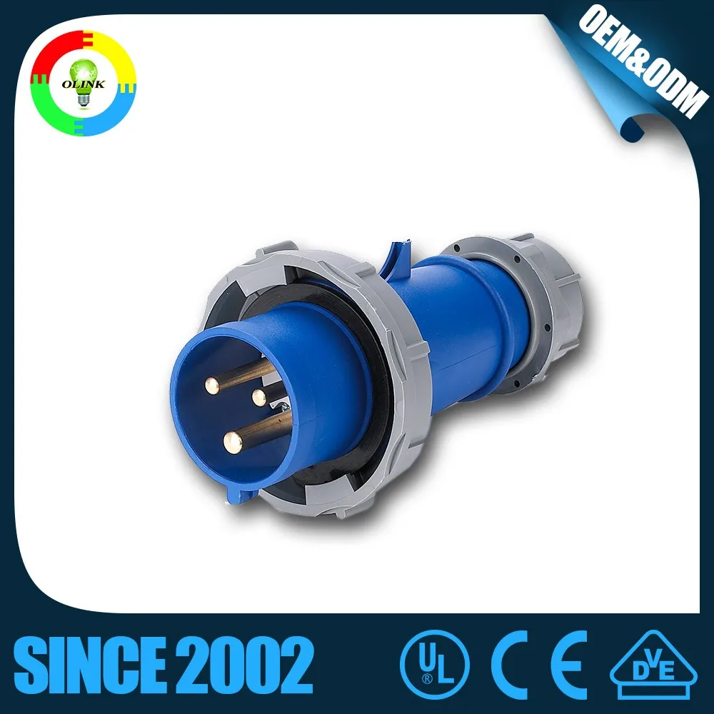 Ip67 Three Phase 380v 32 Amp 63 Amp Industrial Plug And Socket Buy