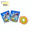 Fruity Stripe Sweet Sour Pectin Gummy Soft Candy Colorful Rope Gummy Candy
