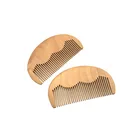 Popular custom wooden hair and beard comb