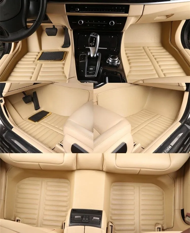 high quality car accessories all weather custom size new design PU leather 3D Car mat