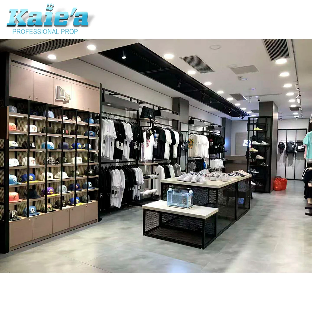 Retail Clothing Shop Furniture Clothes Shop Fitting Fixture Cloth Apparel Shop Display Cabinet Stand For Garment Store Buy Shop Fitting Cloth Display Stand Clothing Display Cabinet Product On Alibaba Com