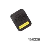 Custom 3D logo label patch PVC soft rubber label for garment accessoris