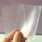 Wholesale custom clear pvc soft plastic id card holder
