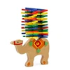 wooden Camel elephant shape kids Educational toy seesaw Animal balance toy