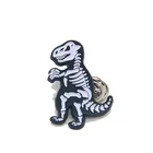 china pin badge factory custom dinosaur enamel metal lapel pin