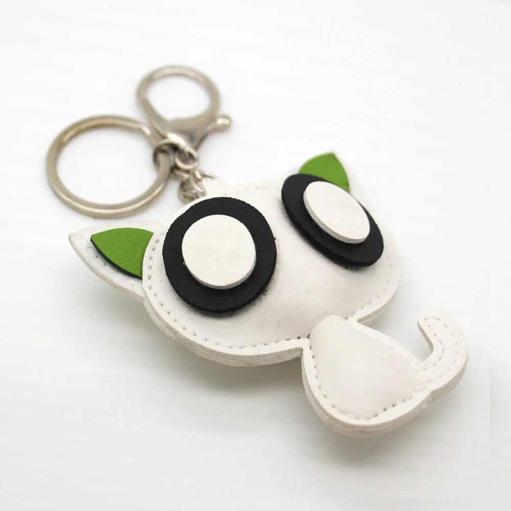 New European and American fashion key chain with PU leather cat shape accessories sachet pendant wholesale
New European and American fashion key chain with PU leather cat shape accessories sachet pendant wholesale