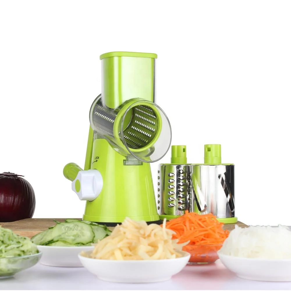 Green multi manual kitchen round vegetable cutter slicer cheese grater spiral cutter for home use, Blue/red/green
Green multi manual kitchen round vegetable cutter slicer cheese grater spiral cutter for home use, Blue/red/green