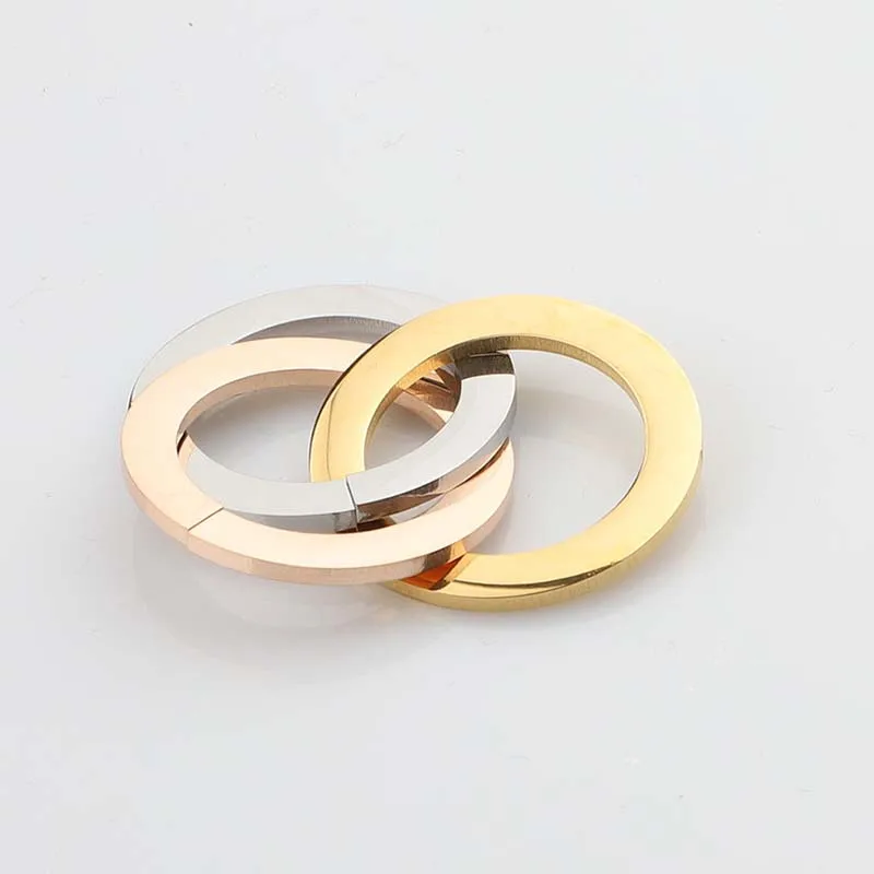 High Polished Stainless Steel 3 Circles DIY Jewelry Wholesales Gift High Quality Three Rings Pendant for Necklace
High Polished Stainless Steel 3 Circles DIY Jewelry Wholesales Gift High Quality Three Rings Pendant for Necklace