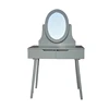 French Big White 3 Drawers Latest Design Of Dressing Table