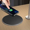 2018 New Leather surface high class mobile phone qi wireless charger for huawei mate 8 lenovo vivo zte