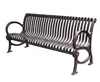 Arlau Public Leisure Bench , China Garden Benches supplier, Steel Bench Seat