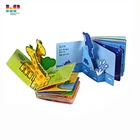 Children 3d coloring cartoon picture board book printing in china