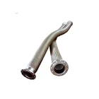 Galvanized flange 1 2 inch stainless steel braided metal hose/flexible pipe