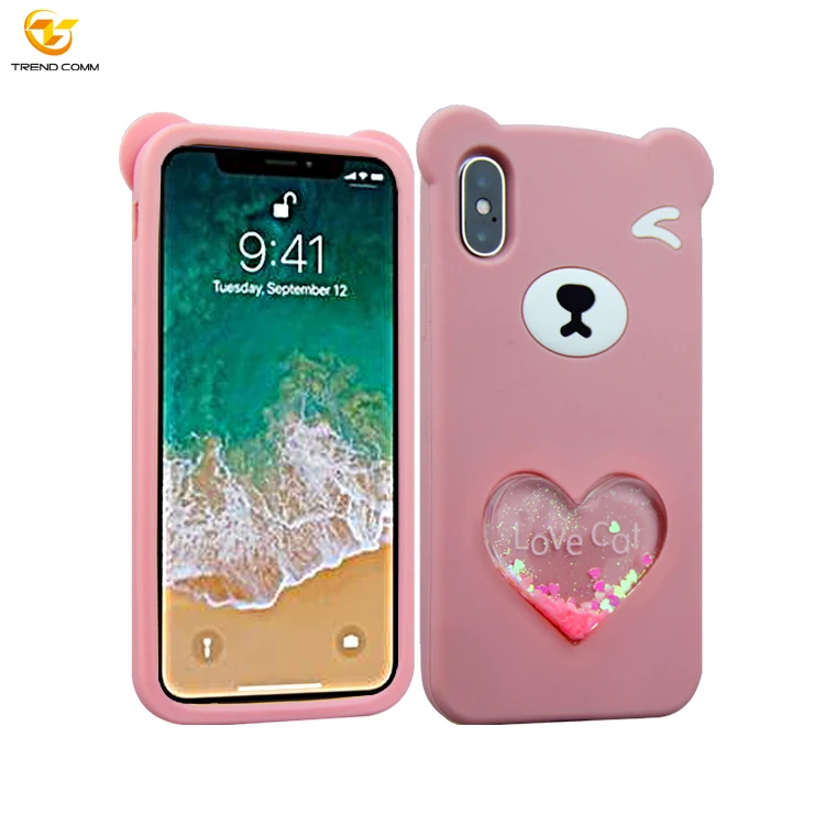 Factory Wholesale High Quality New Design Cute Cartoon Bear Mobile Phone Cover 3D Silicon Case Cover for iPhone X/XS
Factory Wholesale High Quality New Design Cute Cartoon Bear Mobile Phone Cover 3D Silicon Case Cover for iPhone X/XS