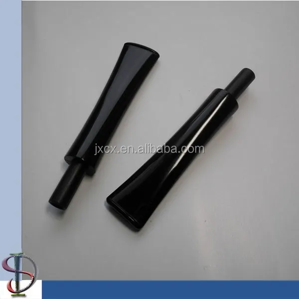 Comfortable Flat Mouth Tobacco Pipe Stem, Black