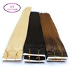 human hair weft 100% Russian double drawn hair extensions human hair remy