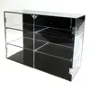 4 Layers Double Door Adjustable Compartment Acrylic Display Shelf Counter-top Hobby Collection Organizer Rack Display Box