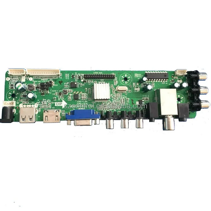 DVB-T/T2 Universal LCD TV Main board with remote control optional